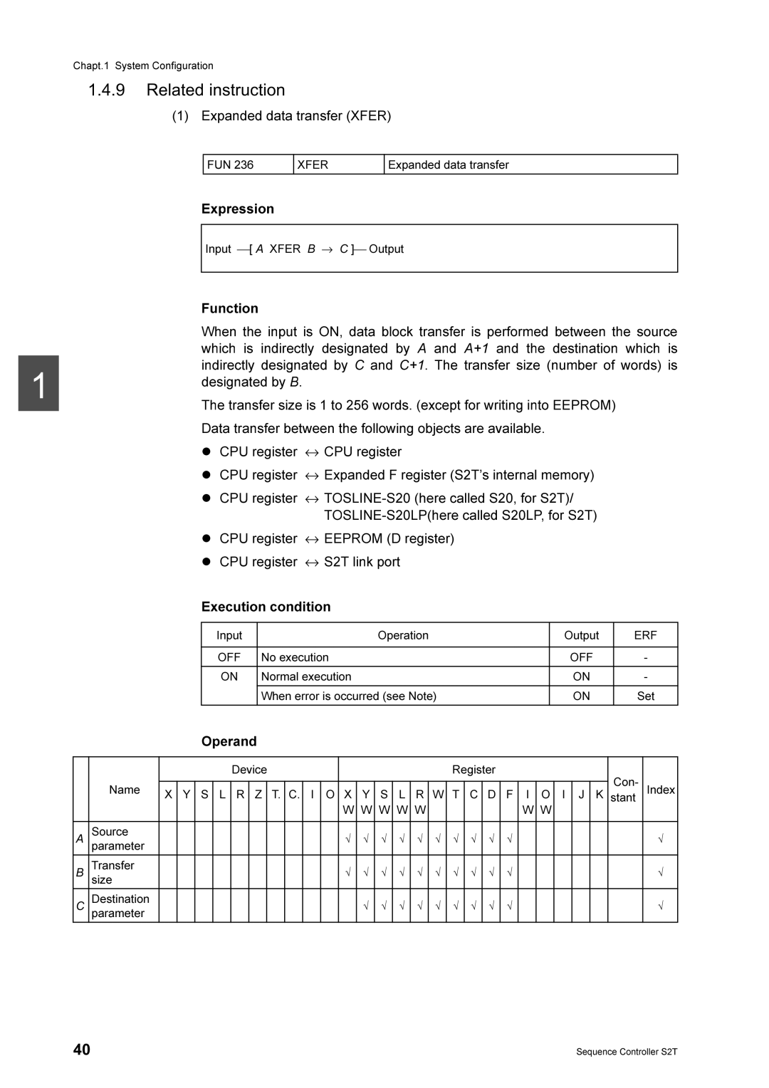 Toshiba 2000 manual Vwdqw, Zklfklv, Xqfwlrq, KHQWKHLQSXWLV21GDWD, HVLJQDWHGE\&DQG&7KHWUDQVIHUVLH 