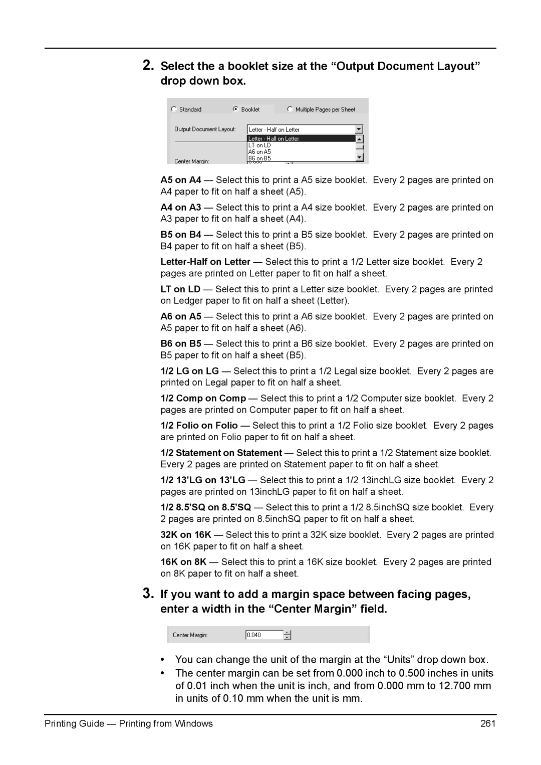 Toshiba 230L, 200L, 280, 3511, e-Studio 350 manual Printing Guide Printing from Windows 261 