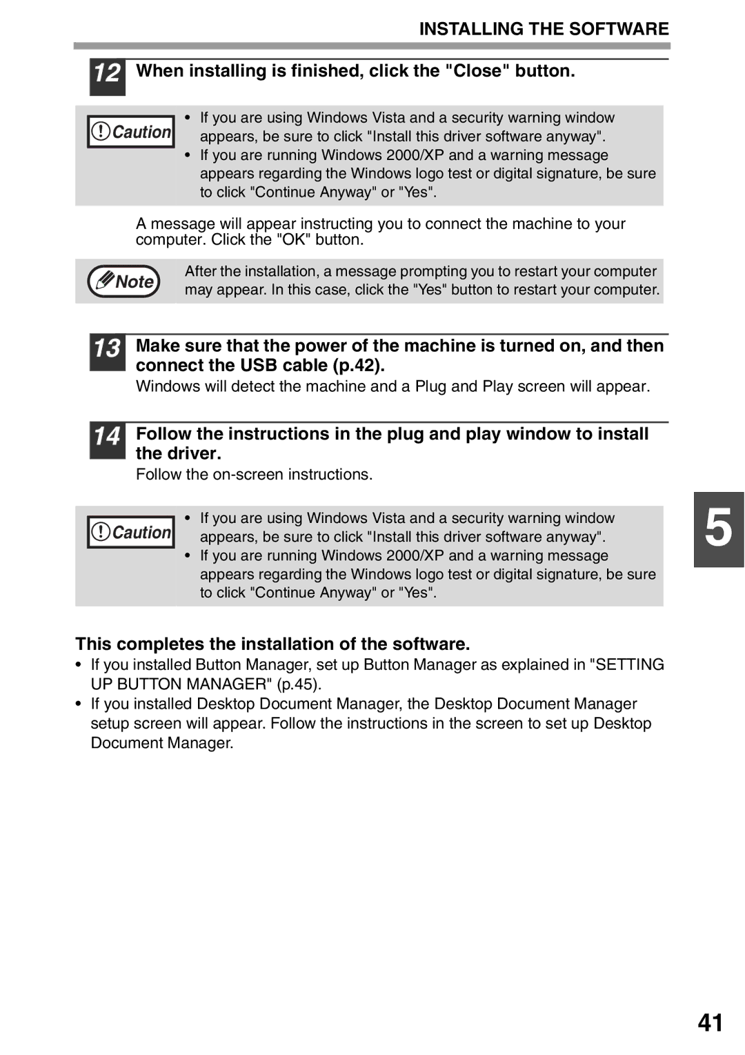 Toshiba 203SD manual When installing is finished, click the Close button, This completes the installation of the software 