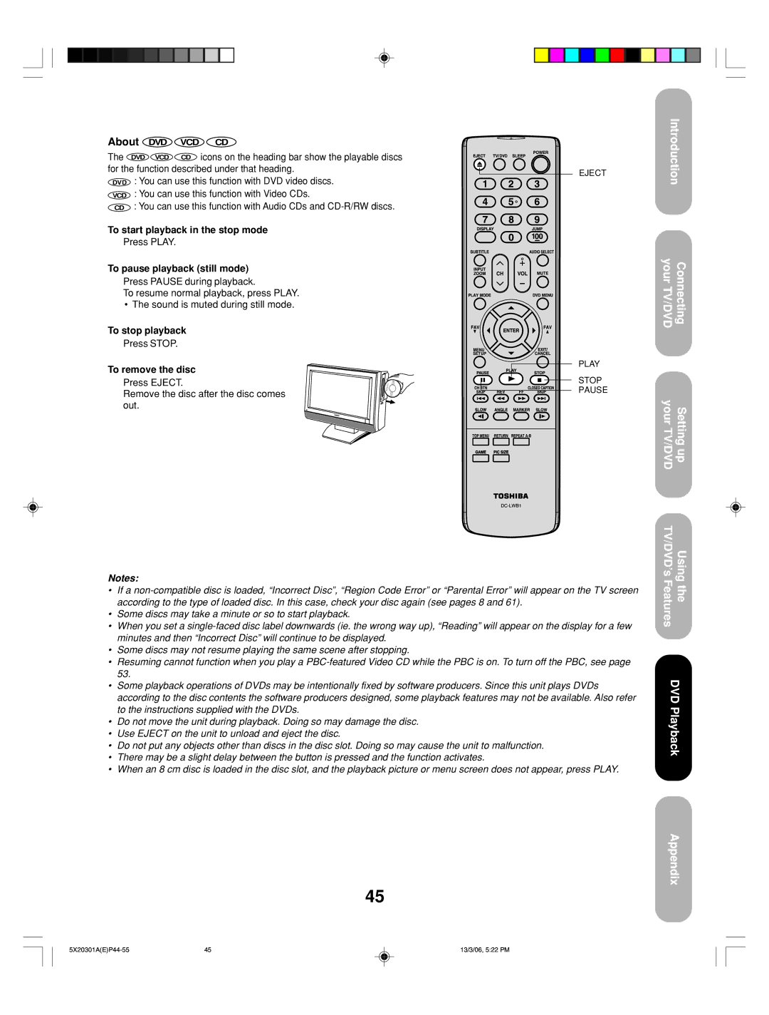 Toshiba 20HLV86 appendix About 