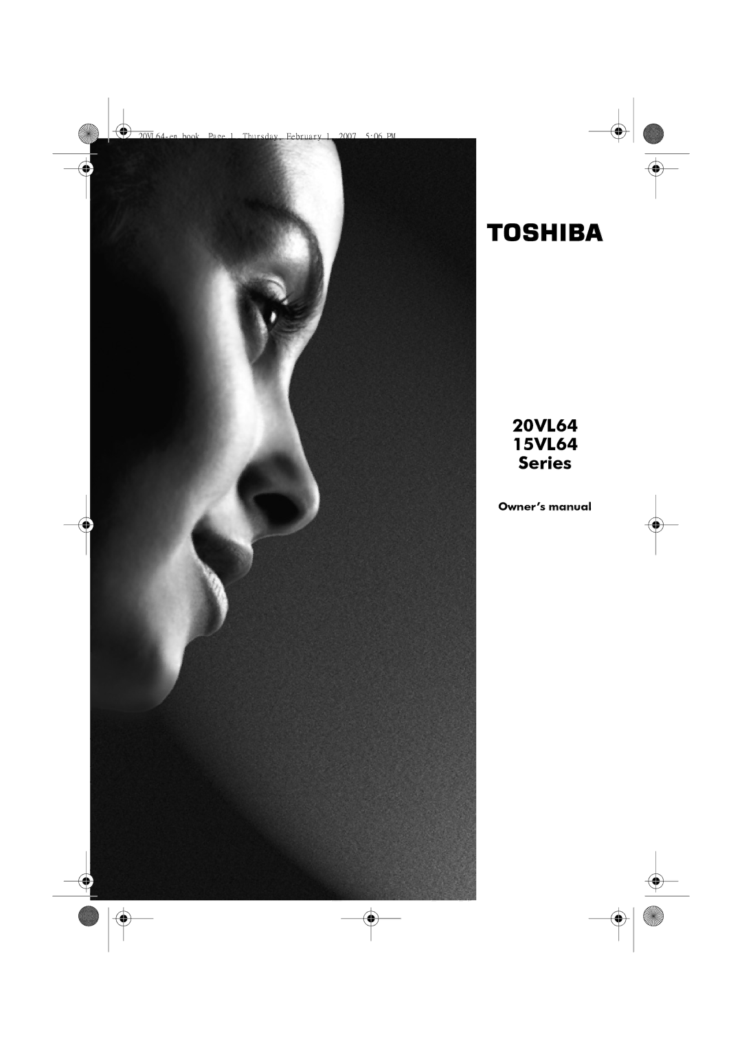 Toshiba manual 20VL64 15VL64 Series 