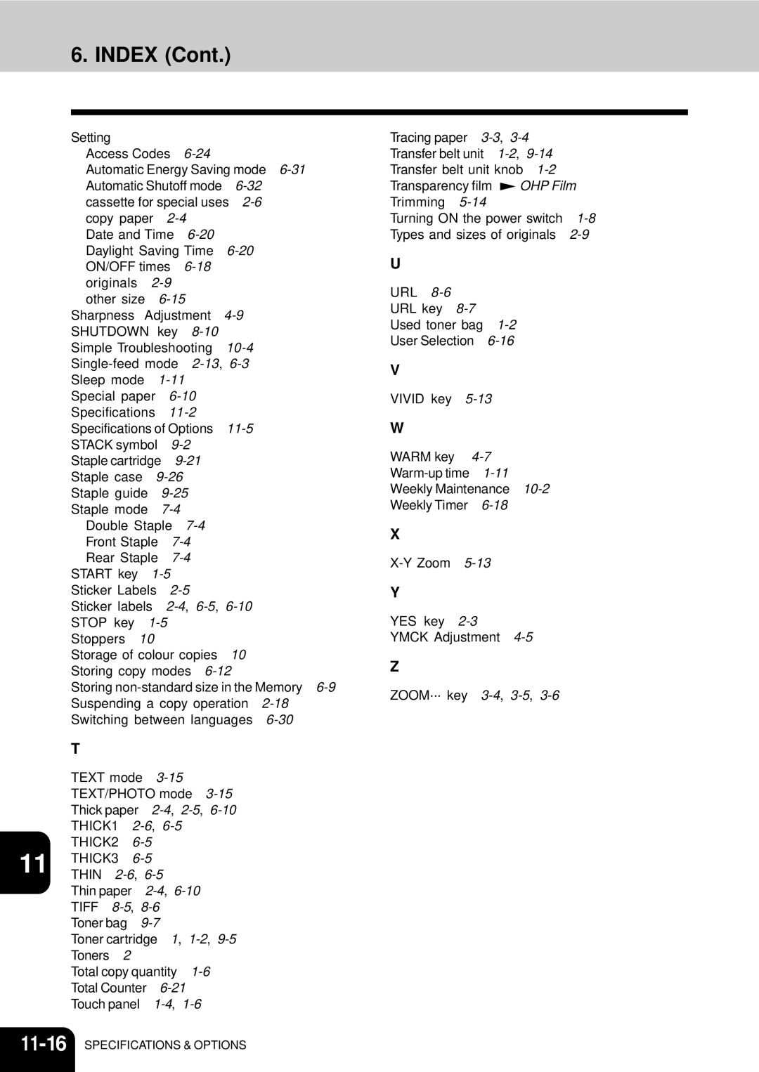 Toshiba 210C manual 10-4 