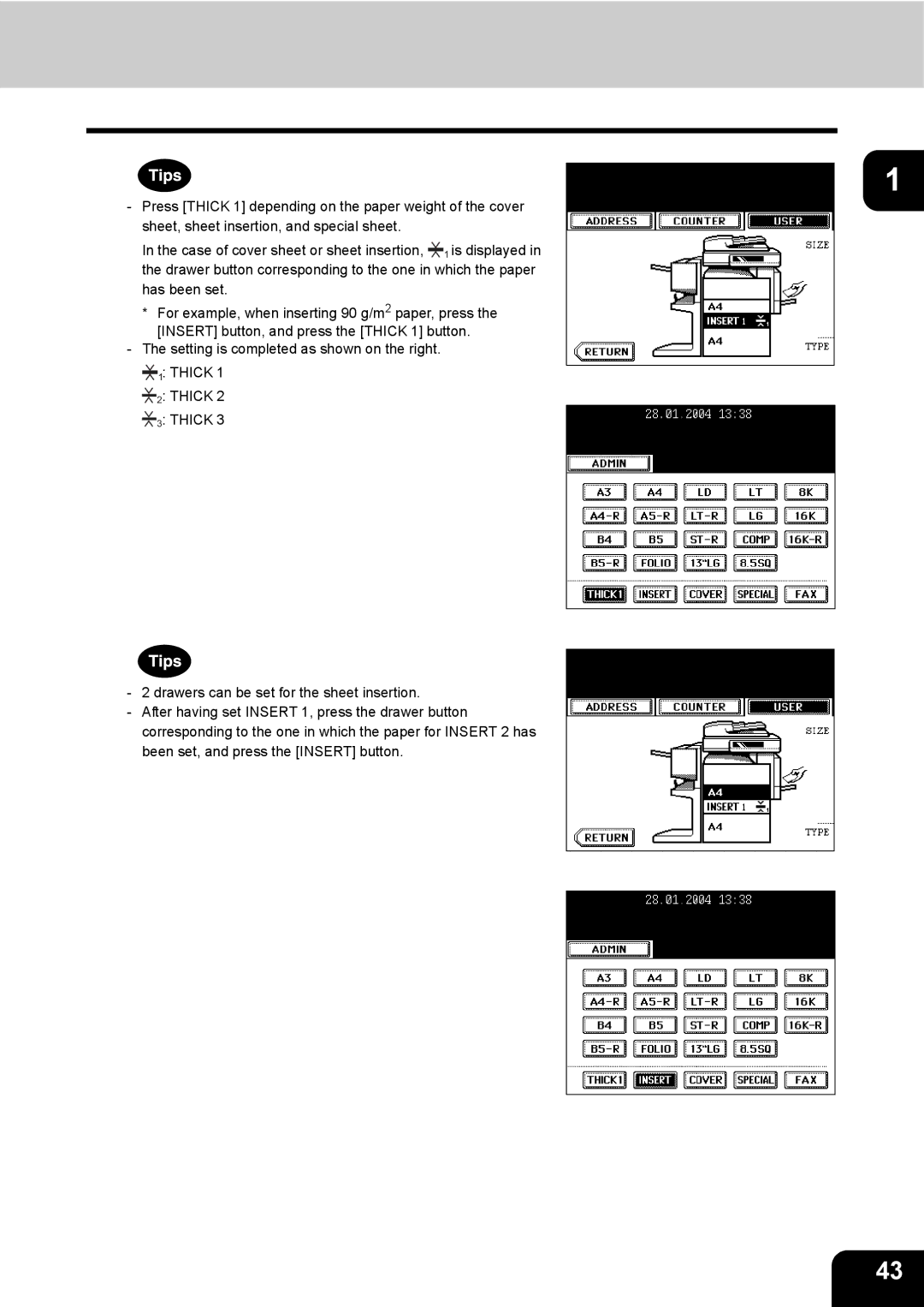 Toshiba 280, 230 manual 