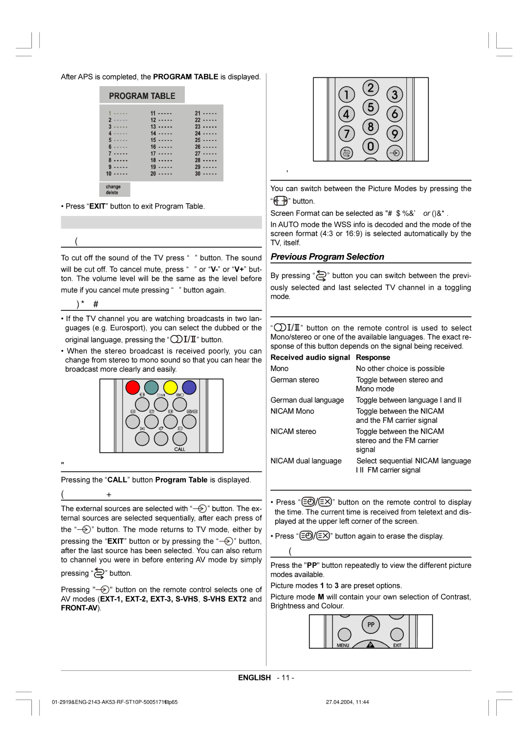 Toshiba 29VH36/37 owner manual Other Functions 