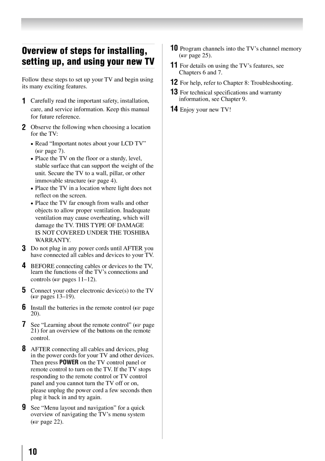 Toshiba 32FT2U owner manual 