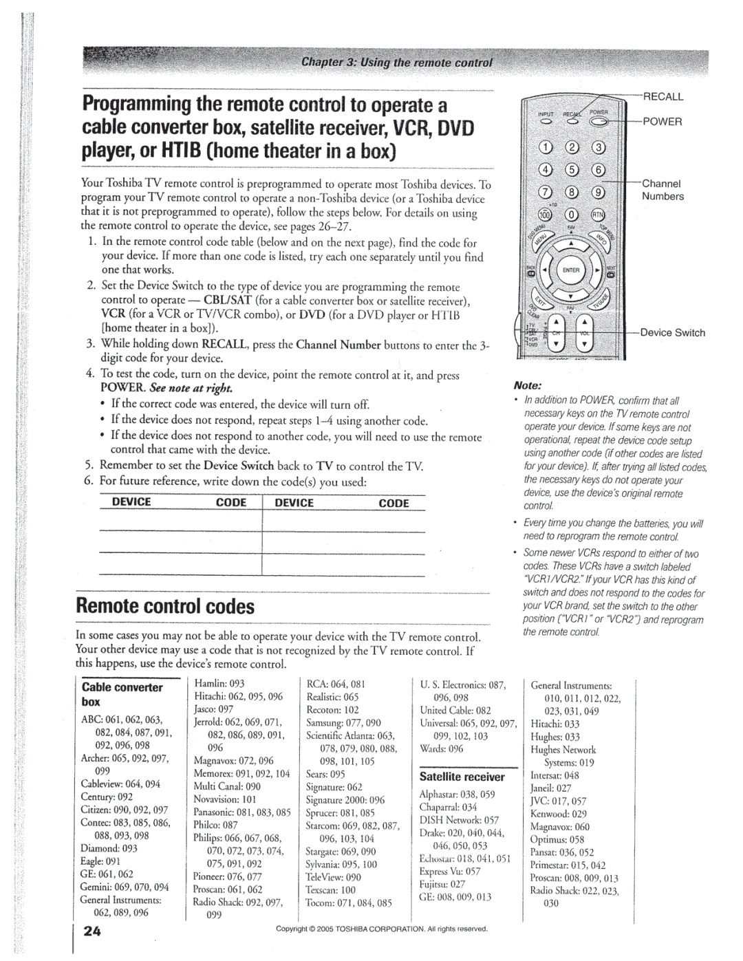 Toshiba 32HL95, 37HL95 manual 