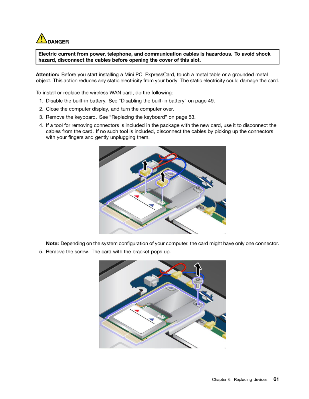 Toshiba 33474HU manual Replacing devices 