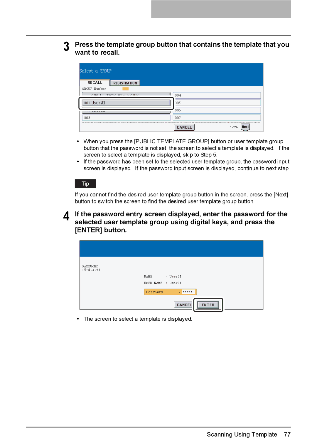 Toshiba 2500C, 3500C, 3510C manual Want to recall 