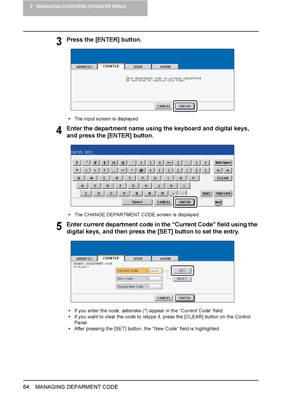 Toshiba 3500C, 2500C, 3510C manual Digital keys, and then press the SET button to set the entry 