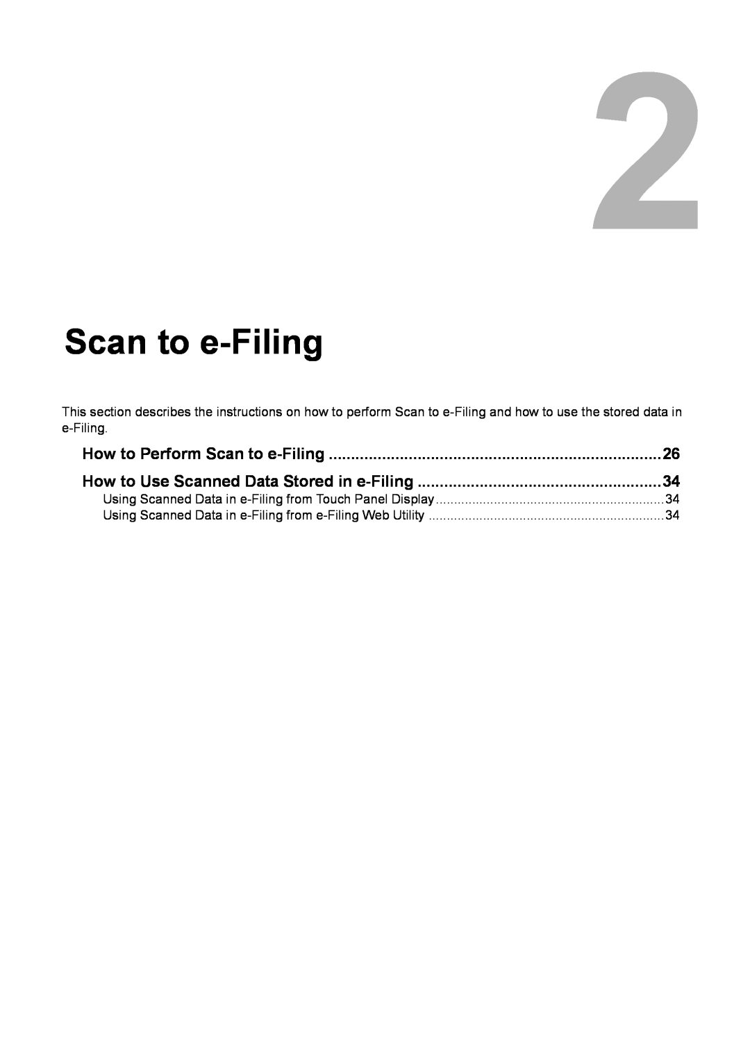 Toshiba 3500C, 2500C, 3510C manual How to Perform Scan to e-Filing, How to Use Scanned Data Stored in e-Filing 