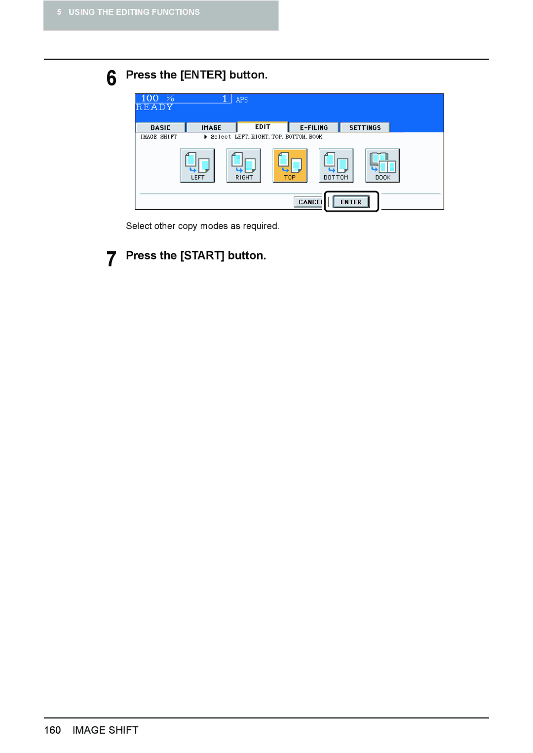 Toshiba 3510C manual Press the Enter button 