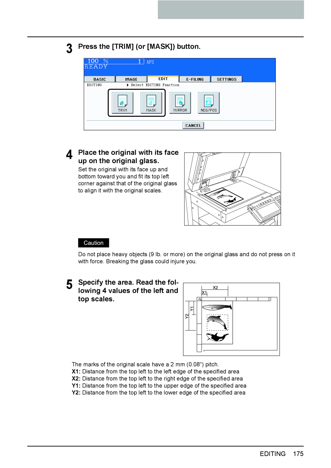 Toshiba 3510C manual Editing 