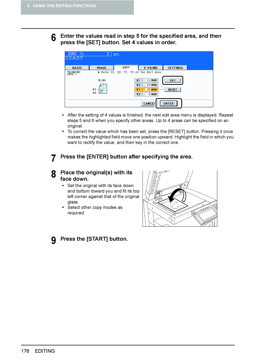 Toshiba 3510C manual Press the Start button 