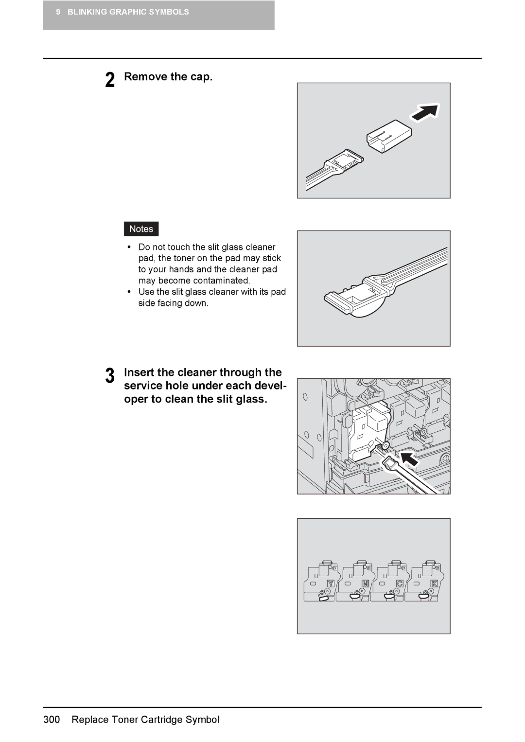 Toshiba 3510C manual Remove the cap 