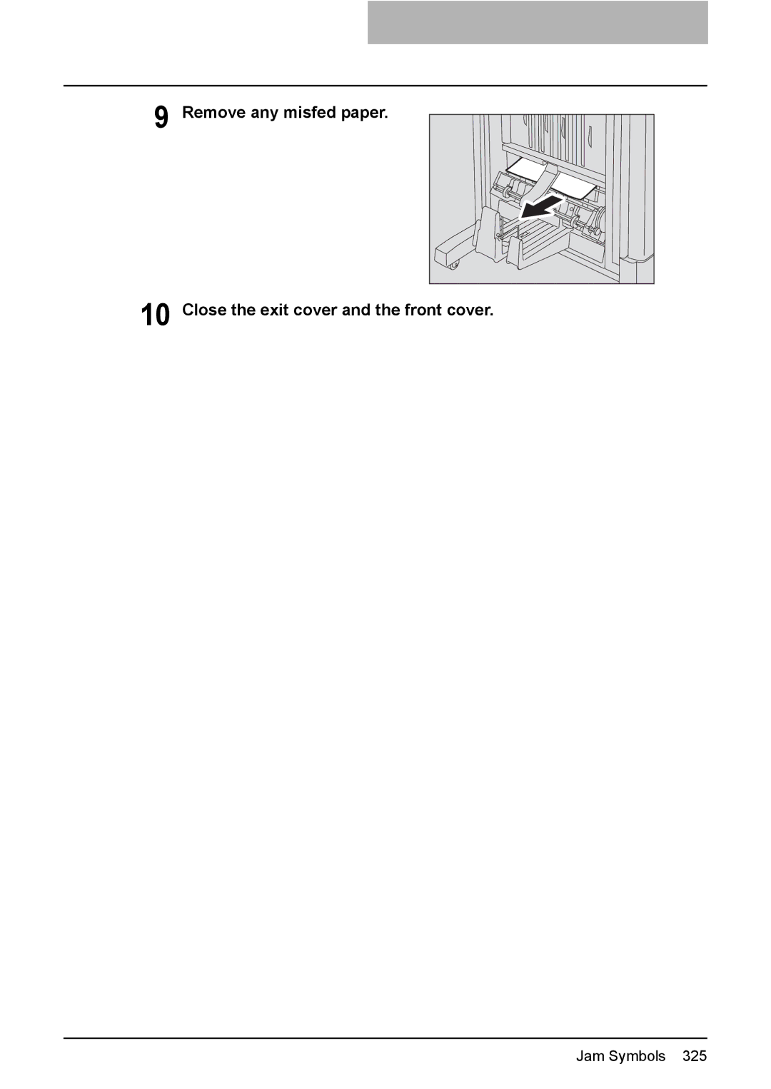 Toshiba 3510C manual Jam Symbols 