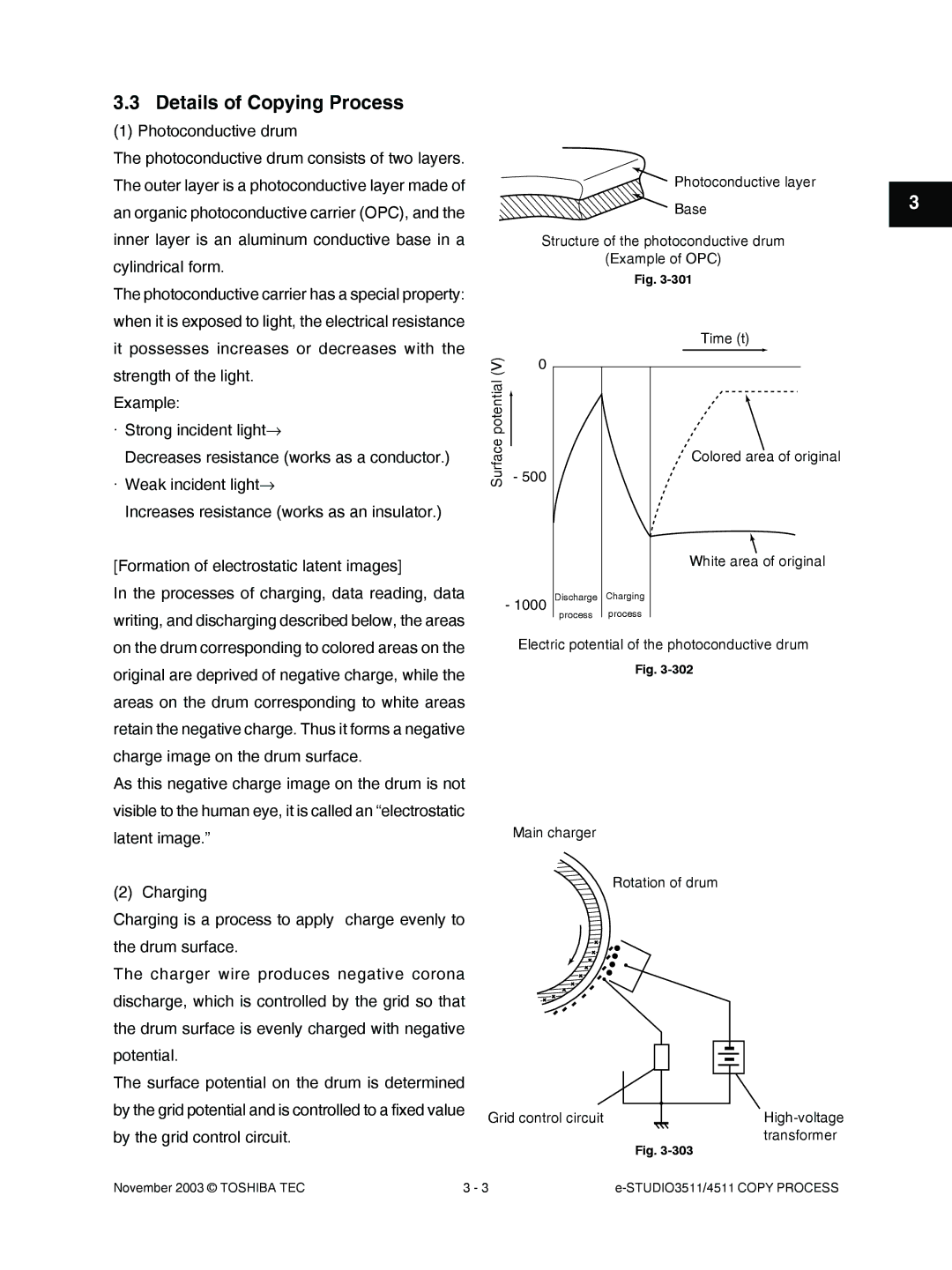 Toshiba 4511, 3511 manual Details of Copying Process 