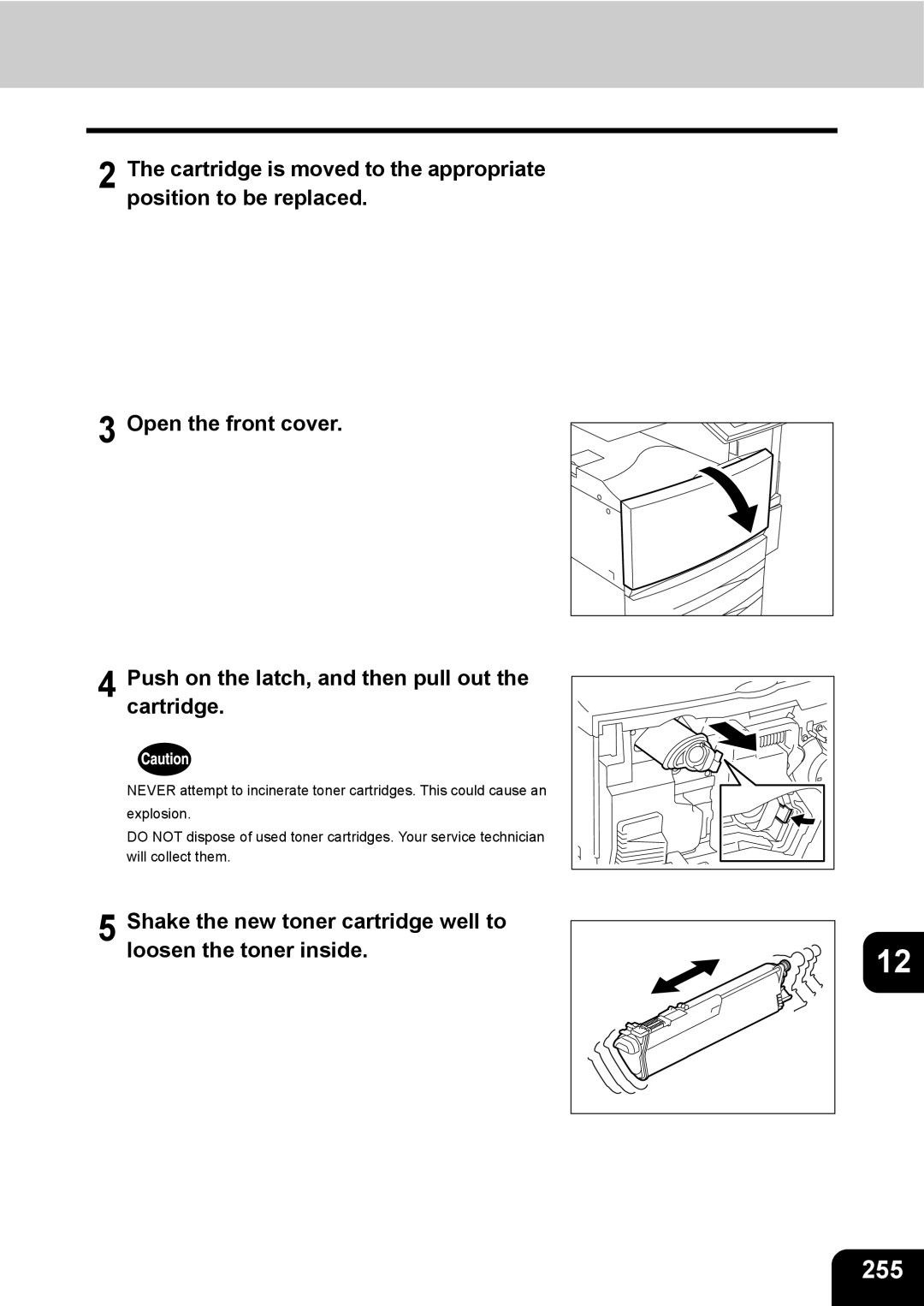 Toshiba 3511 manual 255 