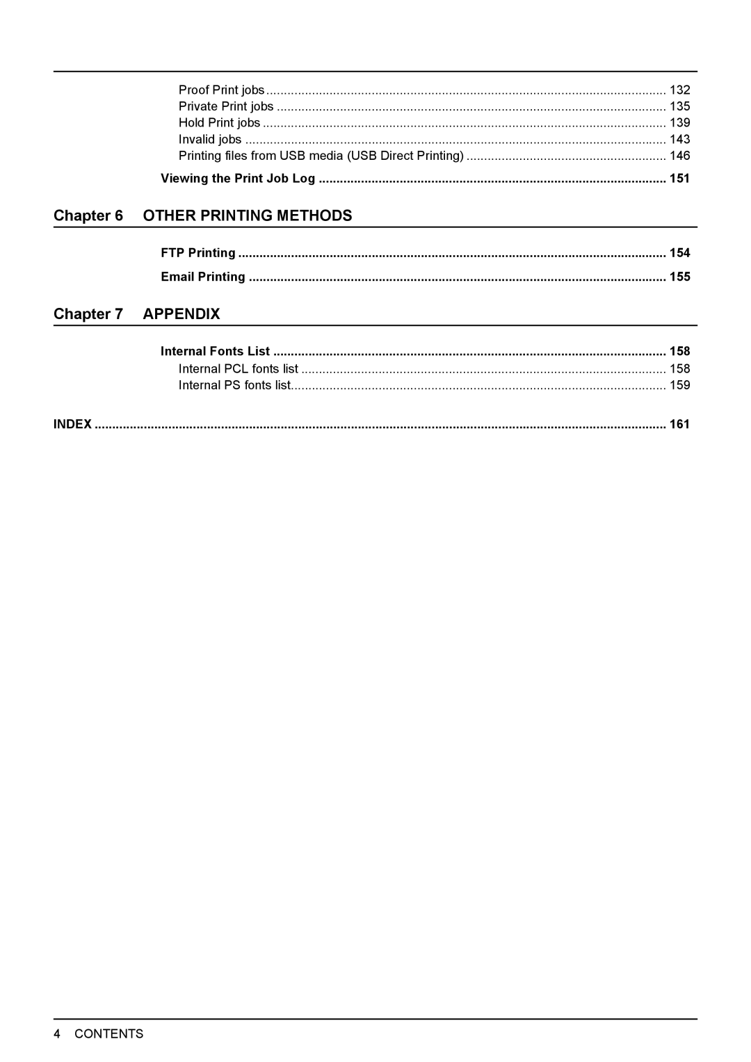 Toshiba 455, 355, 305, 255, 205L manual Other Printing Methods 