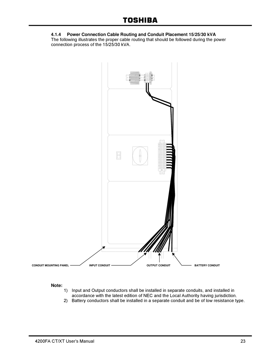 Toshiba 4200FA CT/XT user manual Toshiba 