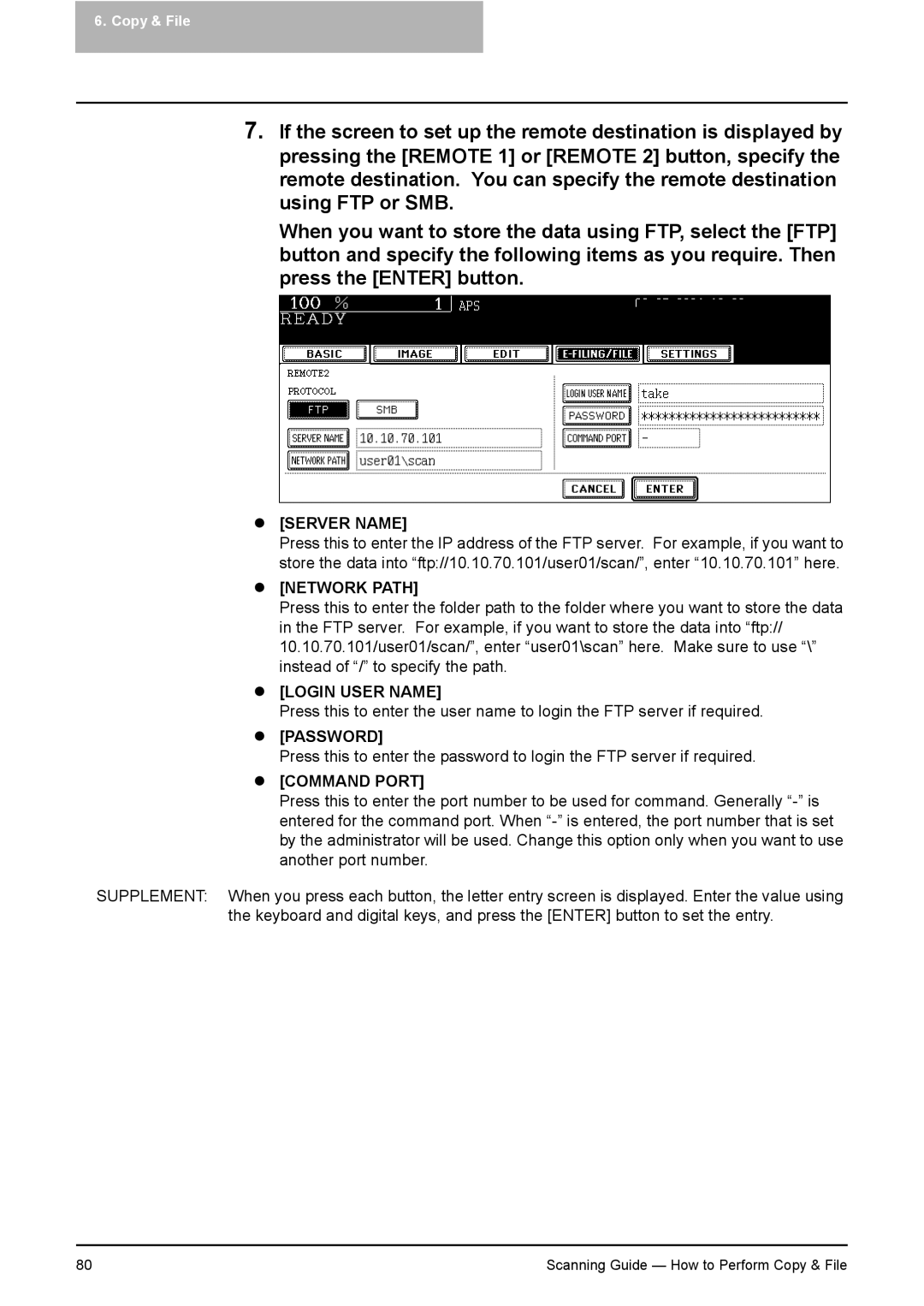 Toshiba 351C, 451C, 281C manual Server Name 