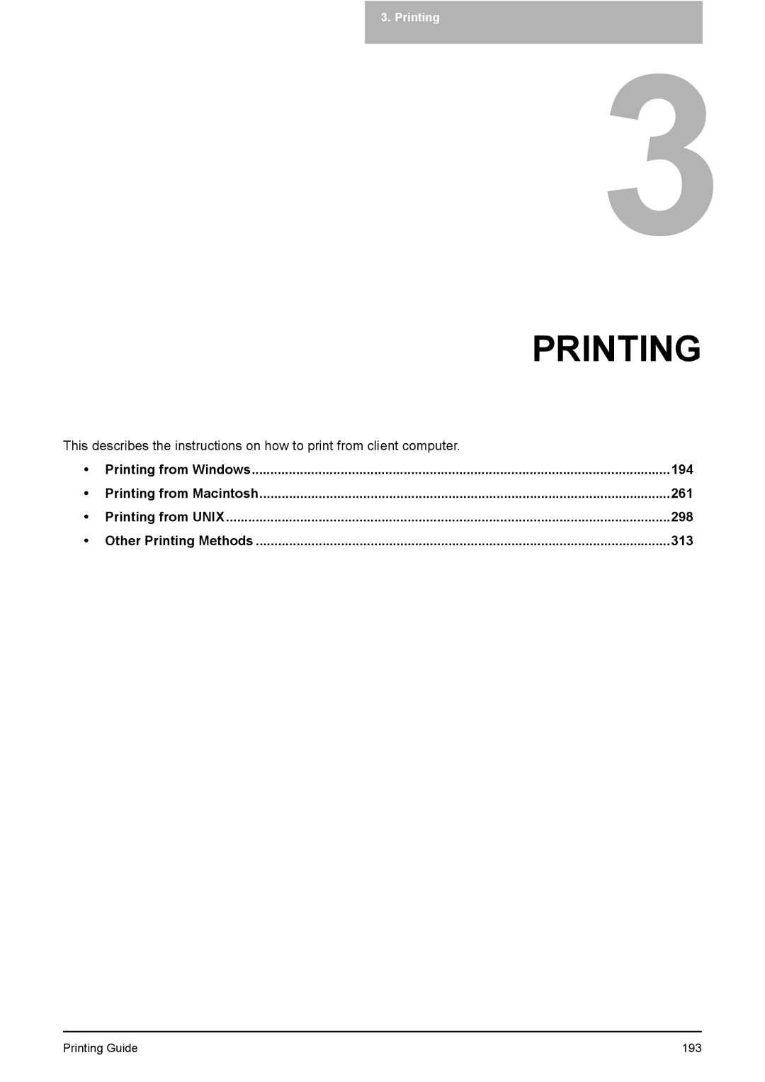 Toshiba 281C, 451C, 351C manual Printing 