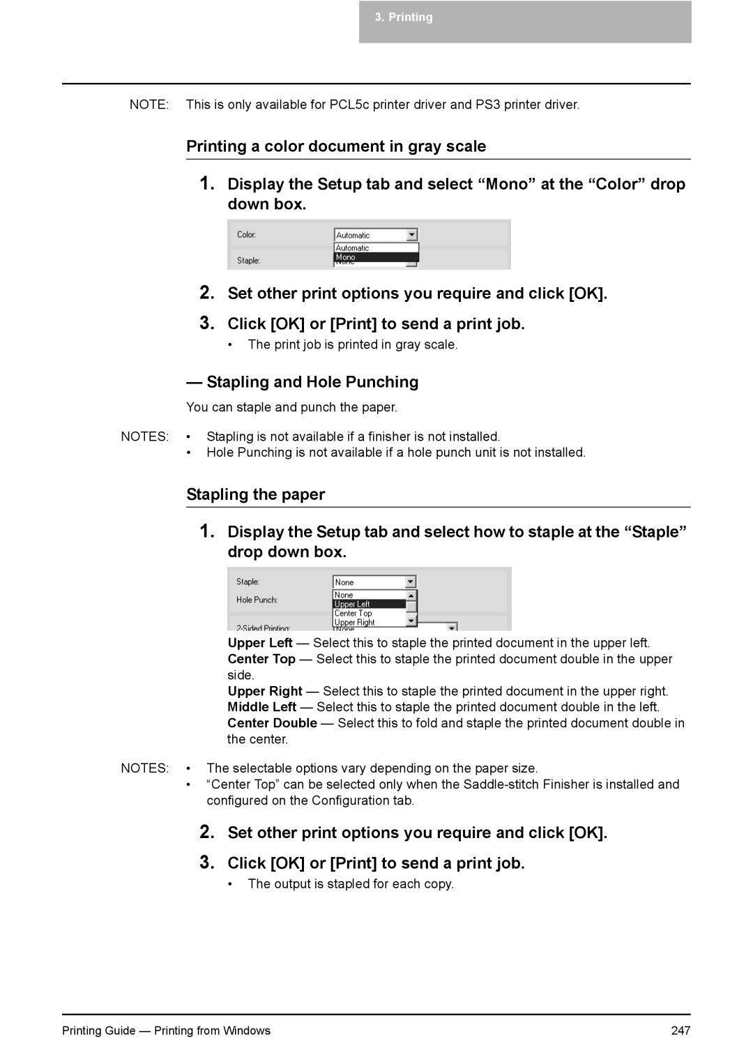 Toshiba 281C, 451C, 351C manual Output is stapled for each copy 