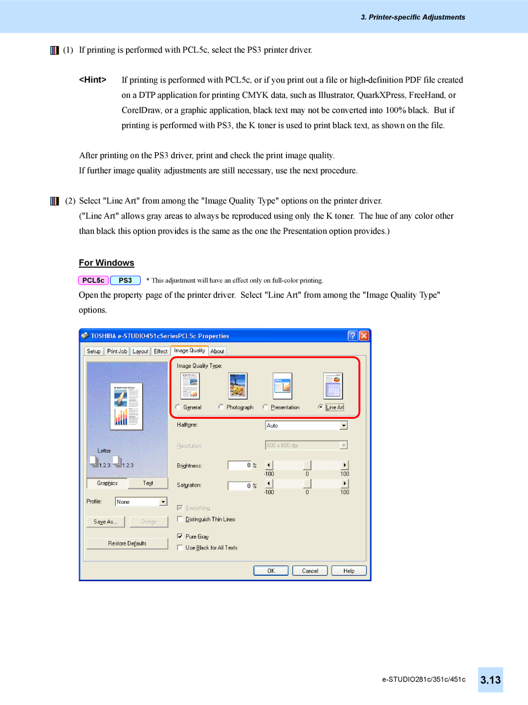 Toshiba 351C, 451C, e-STUDIO281c manual For Windows 