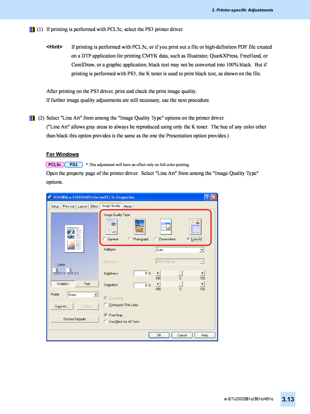 Toshiba 351C, 451C, e-STUDIO281c manual For Windows 