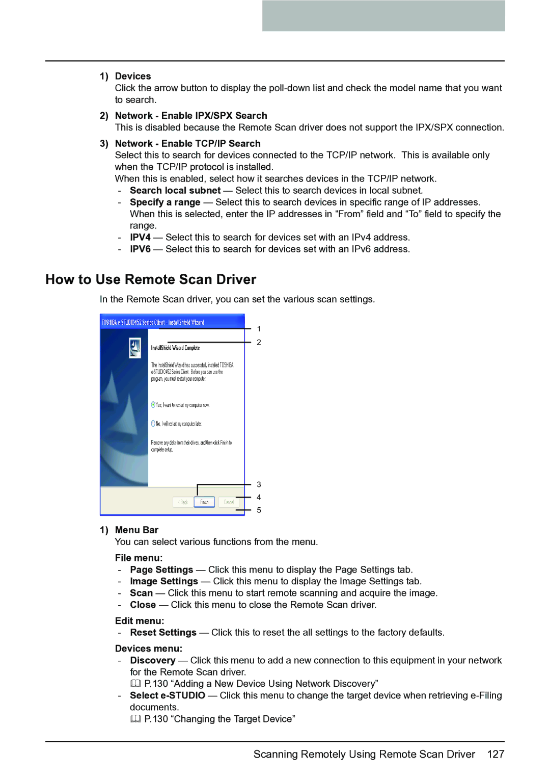 Toshiba 282, 452, 352 manual How to Use Remote Scan Driver 