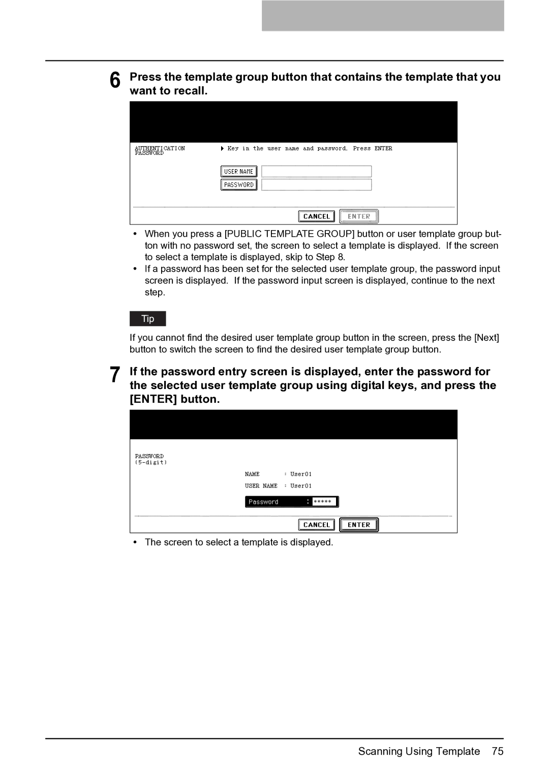 Toshiba 452, 282, 352 manual Want to recall 