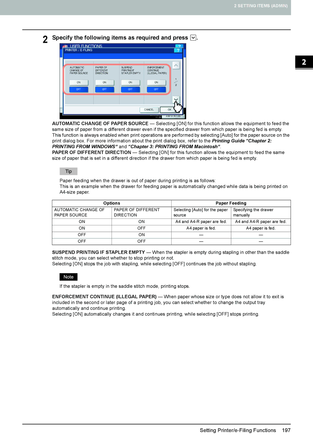 Toshiba 4540C manual Source Manually 