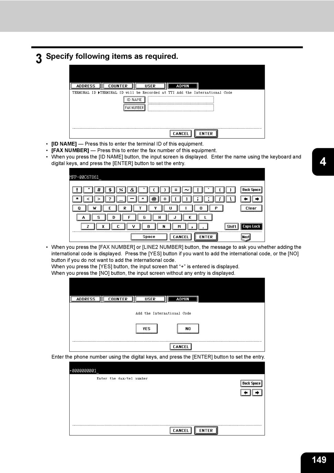 Toshiba 603, 520, 723, 600 manual 149 