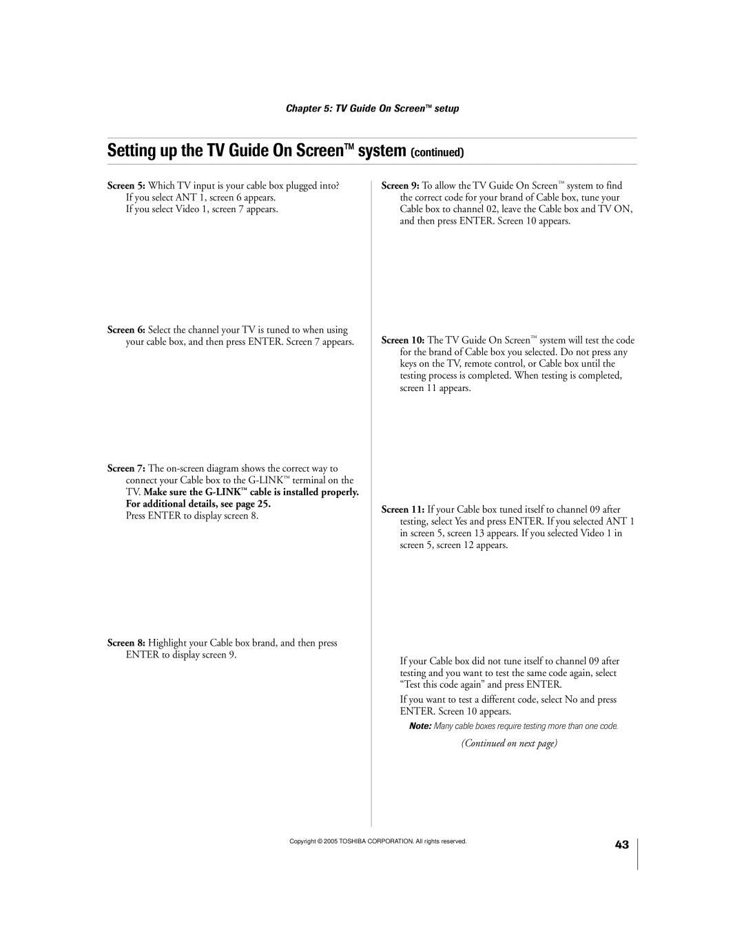 Toshiba 56MX195 owner manual For additional details, see 