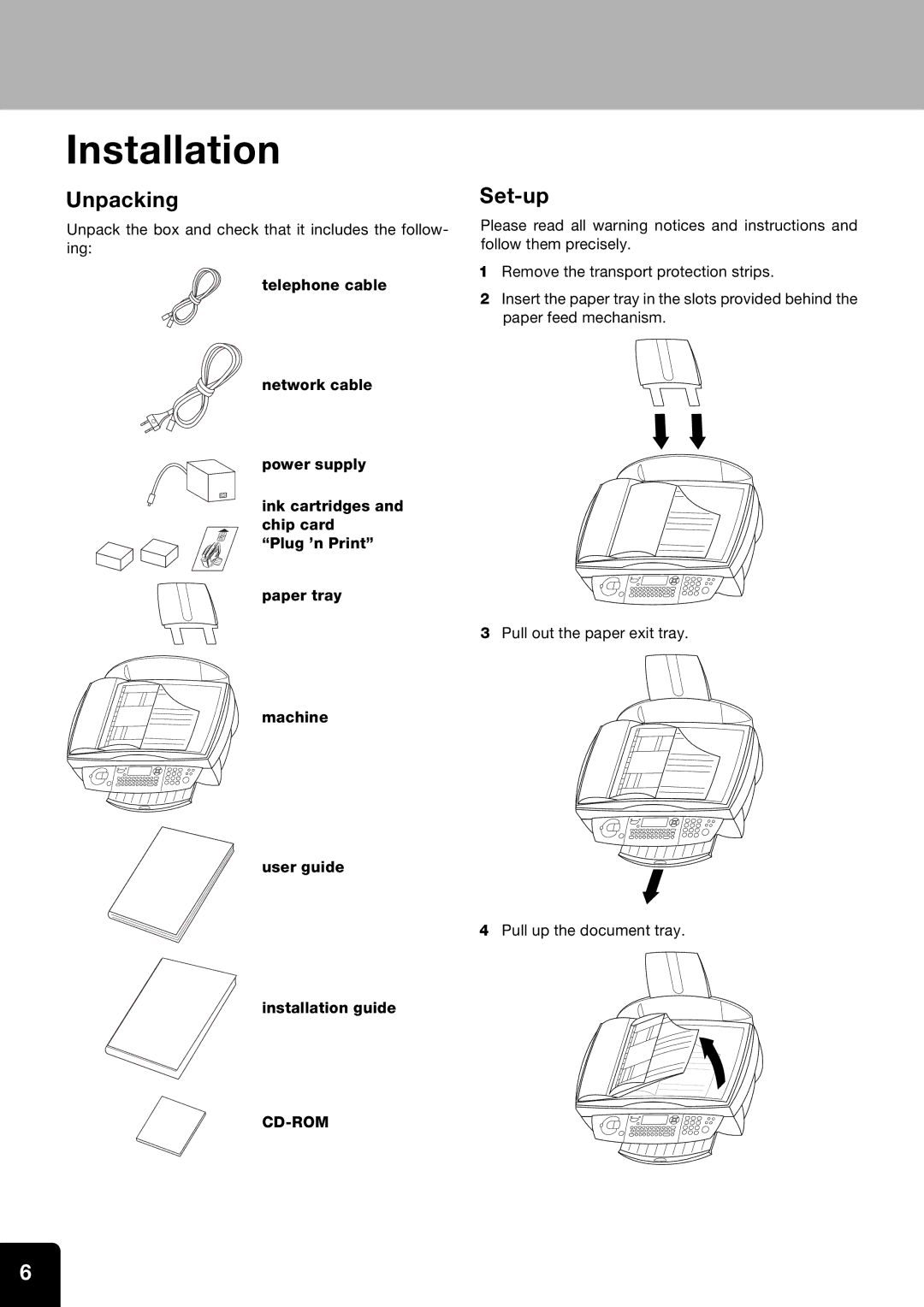 Toshiba 60F manual Installation, Unpacking, Set-up 