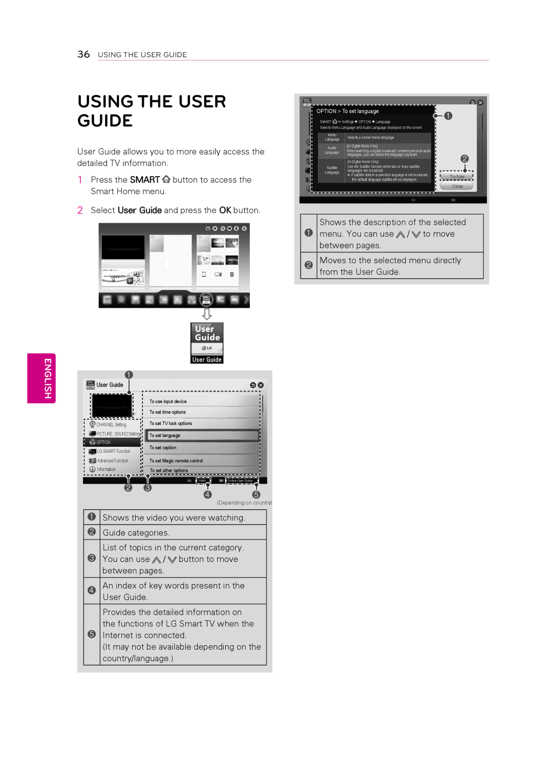 Toshiba 60PH6700, 50PH4700 owner manual Using the user guide 