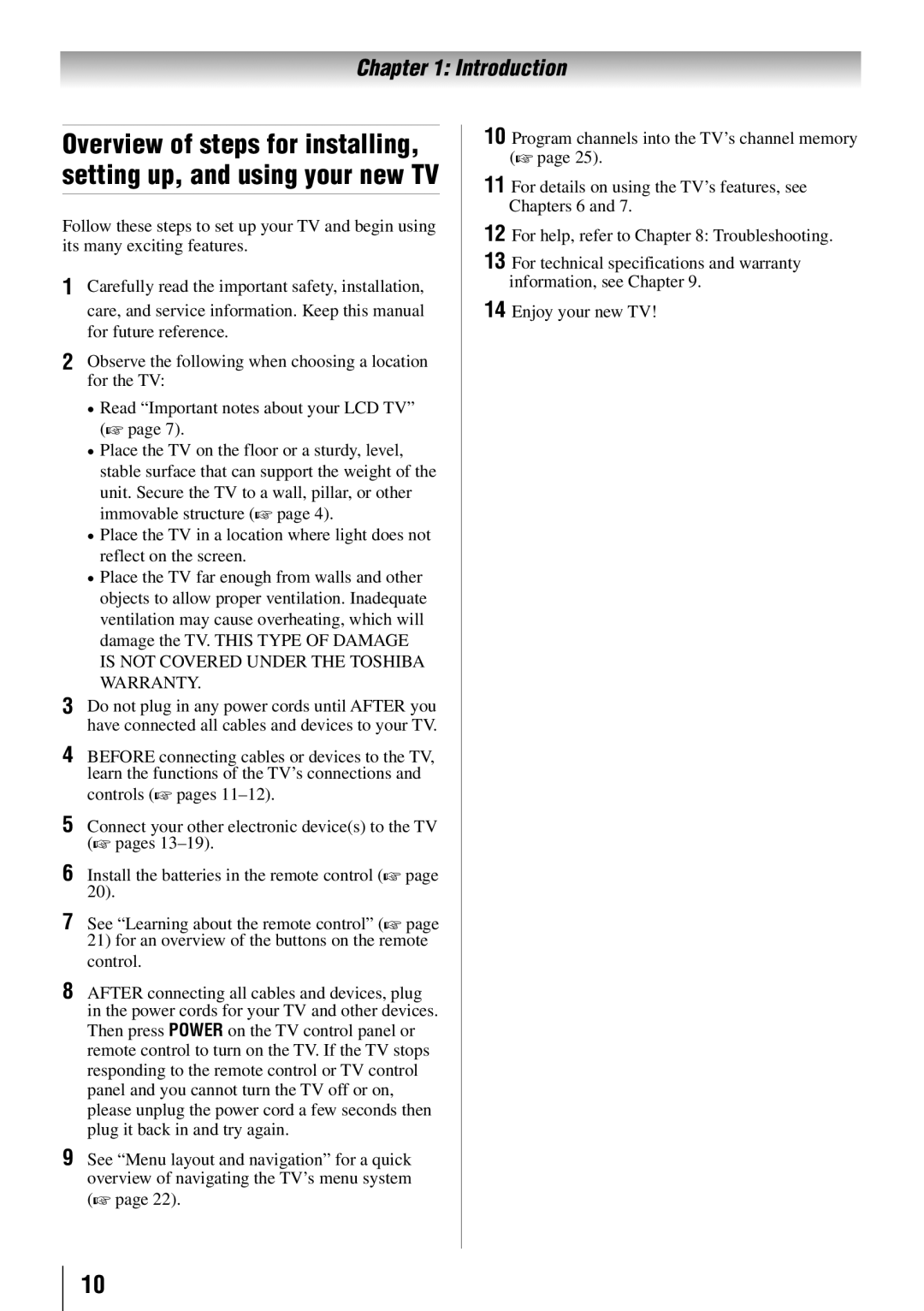 Toshiba 65HT2U owner manual Introduction 