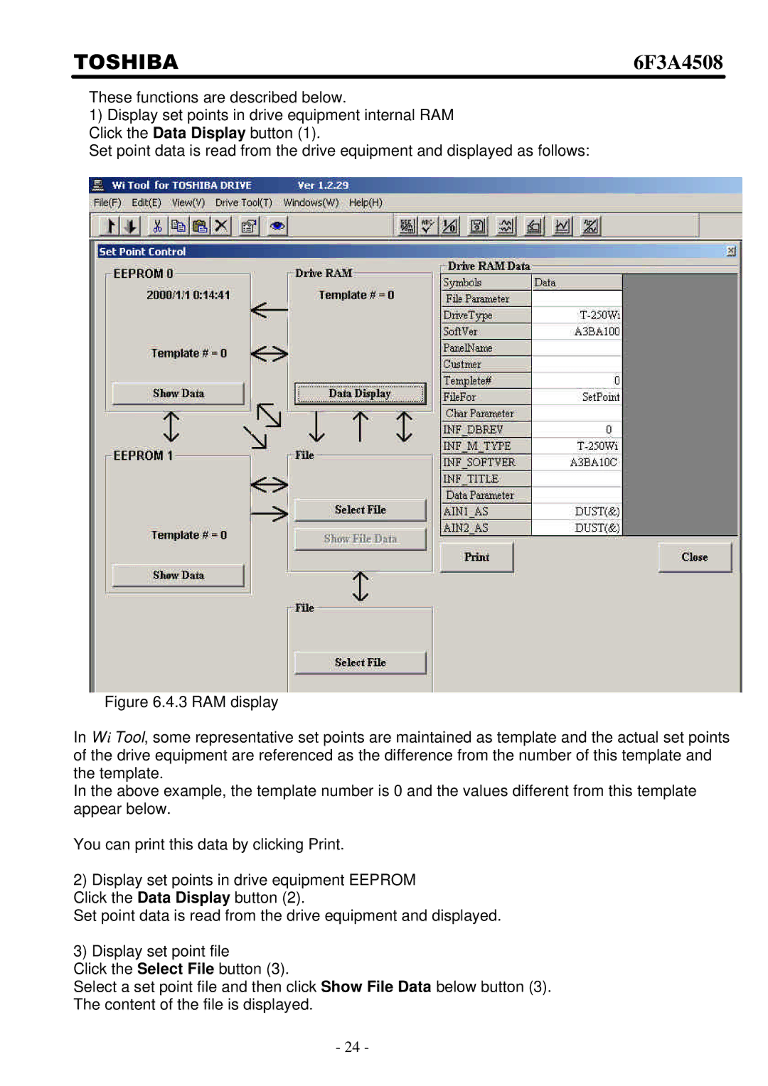 Toshiba 6F3A4508 manual Toshiba 