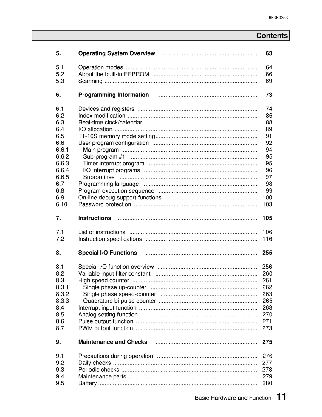 Toshiba 6F3B0253 user manual Operating System Overview, 105, 255, 275 