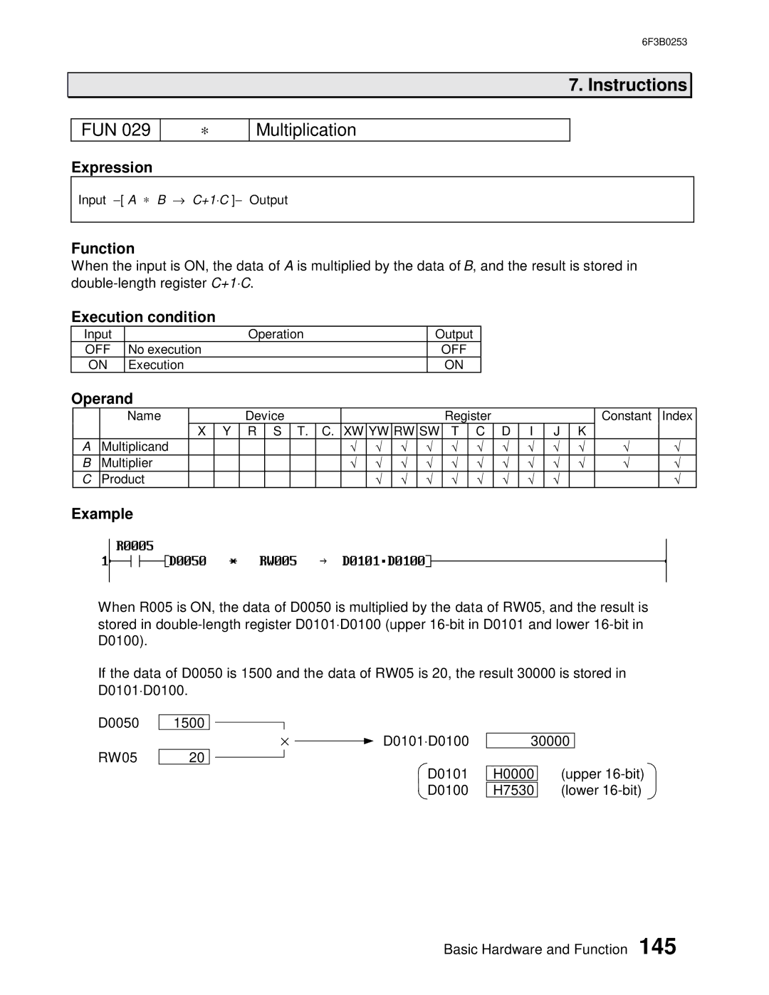 Toshiba 6F3B0253 user manual FUN Multiplication 