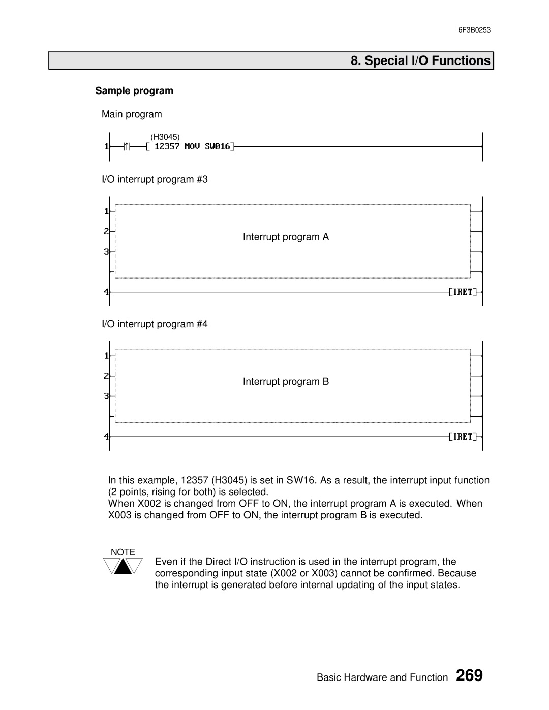 Toshiba 6F3B0253 user manual H3045 