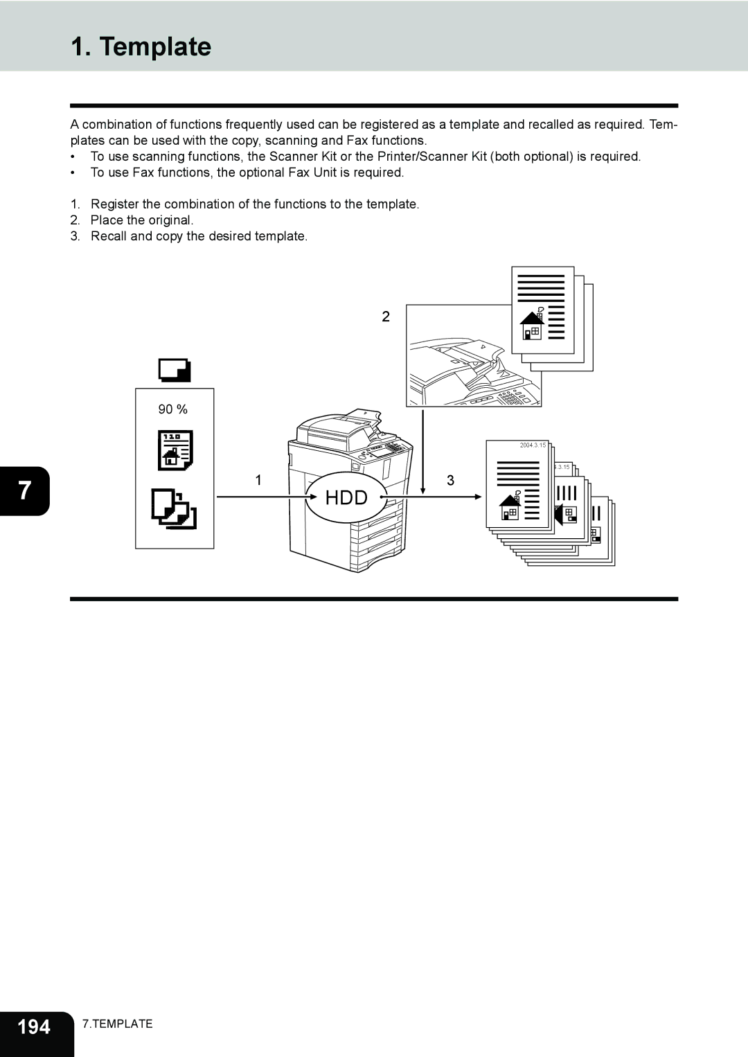 Toshiba 720, 850 manual Template 