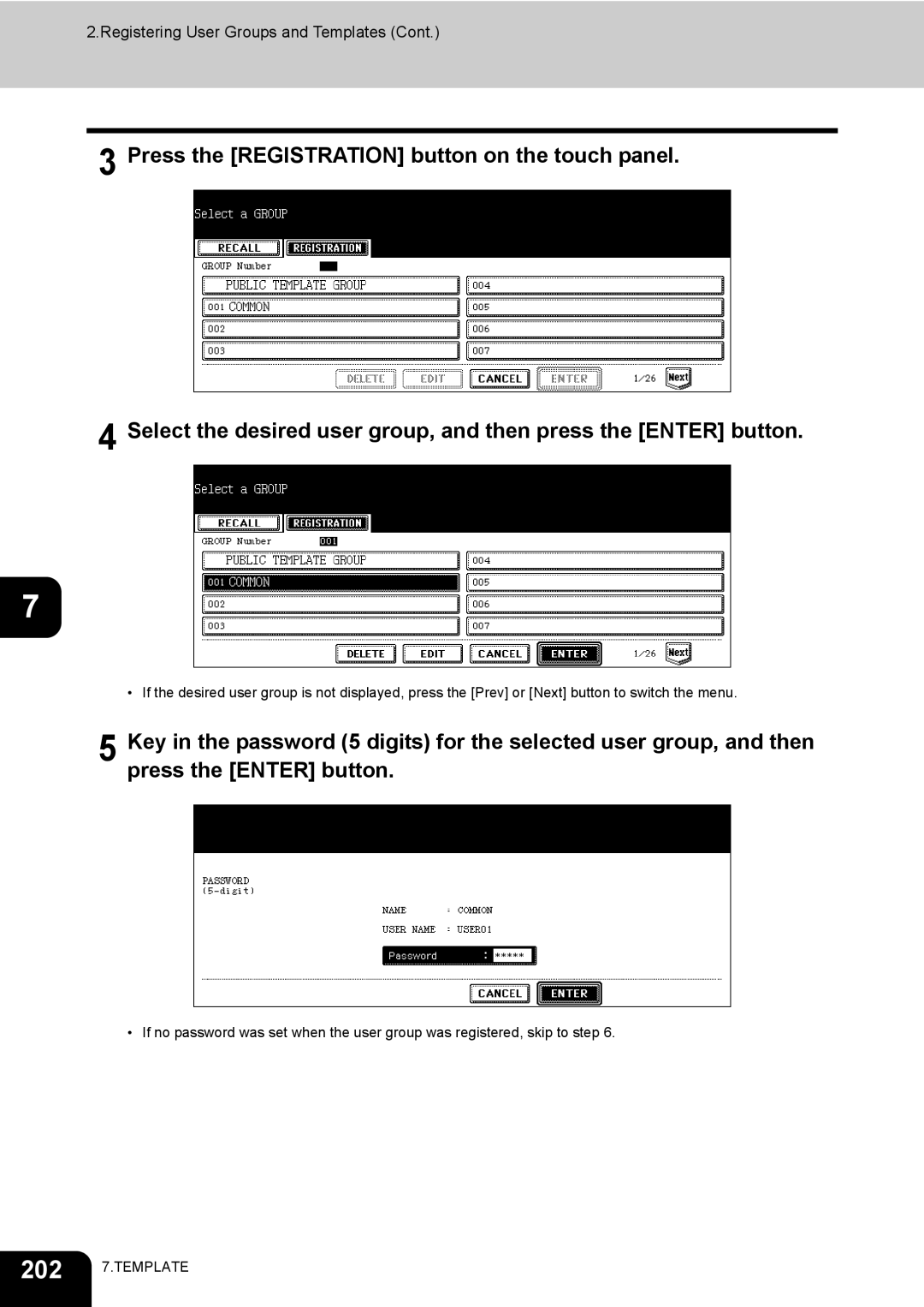 Toshiba 720, 850 manual 202 7.TEMPLATE 