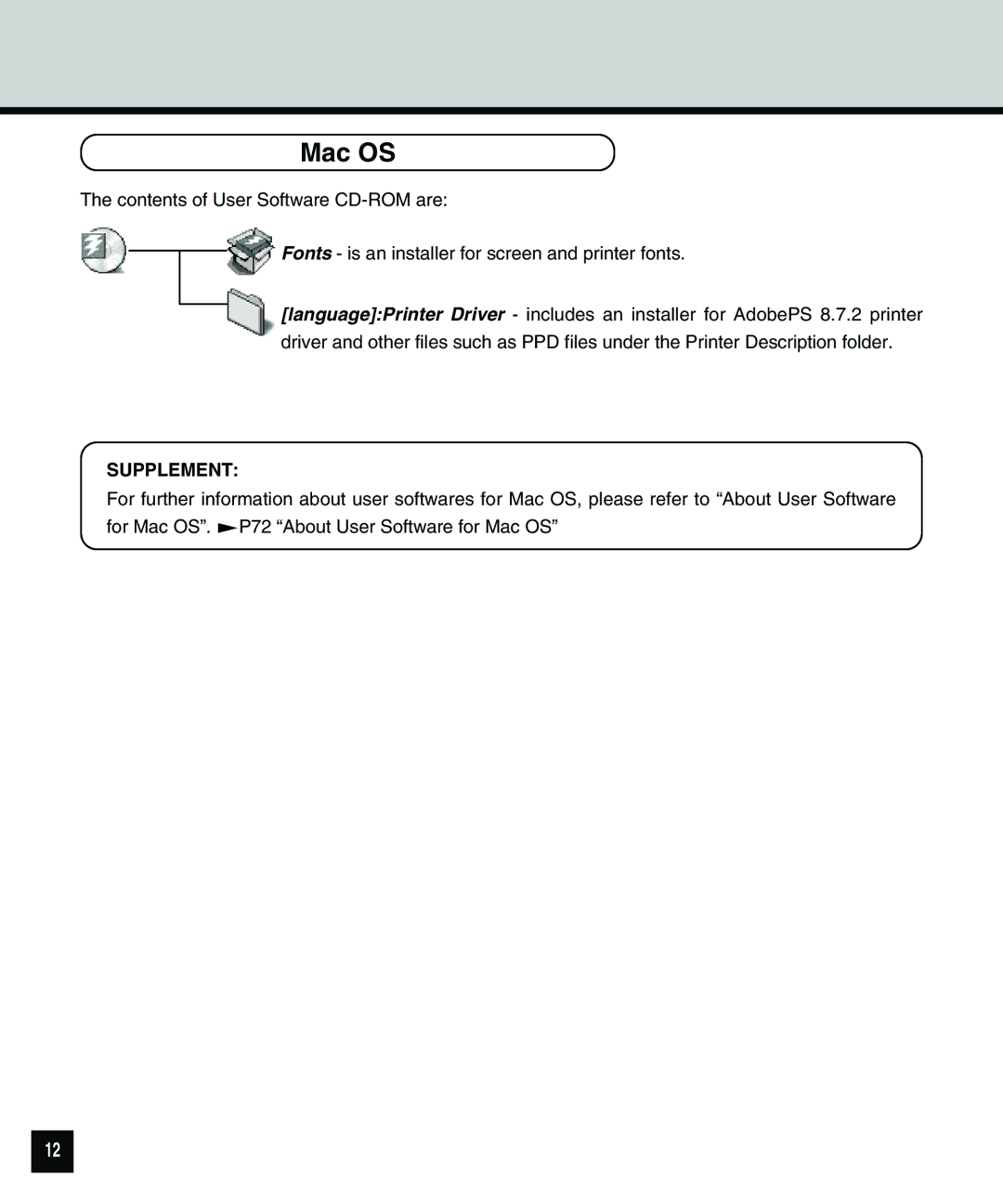 Toshiba 810 manual Mac OS 