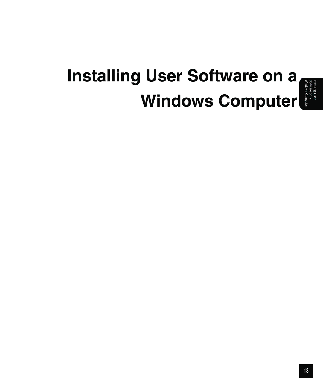 Toshiba 810 manual Installing User Software on a Windows Computer 