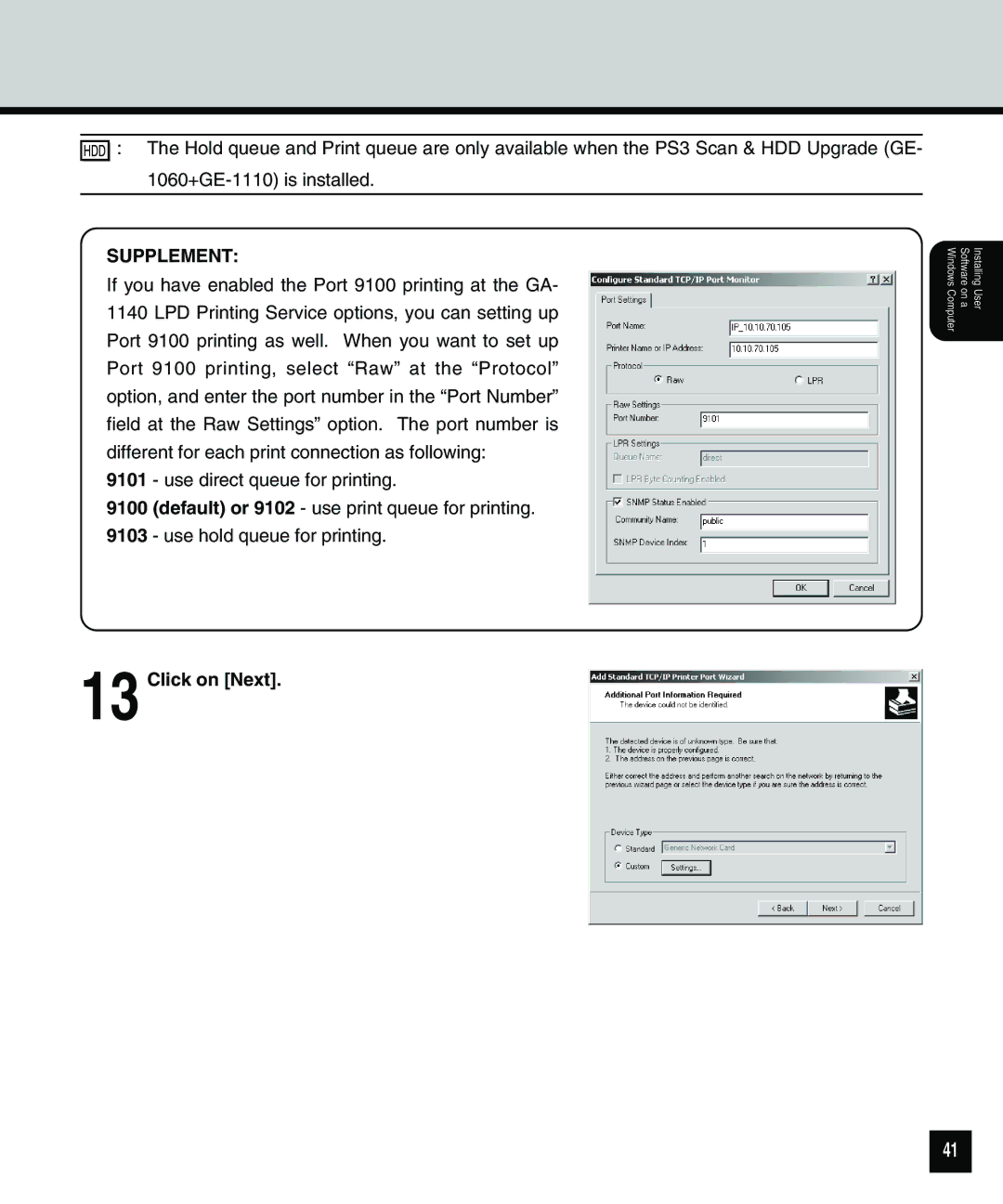 Toshiba 810 manual Supplement 