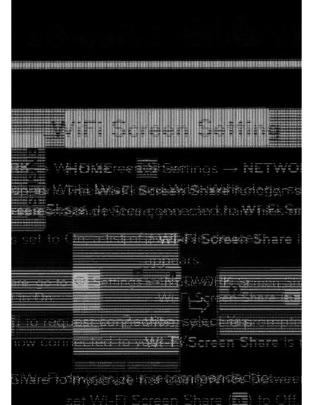 Toshiba 84LM9600 manual WiFi Screen Setting, WiDi Wireless Display Setting 