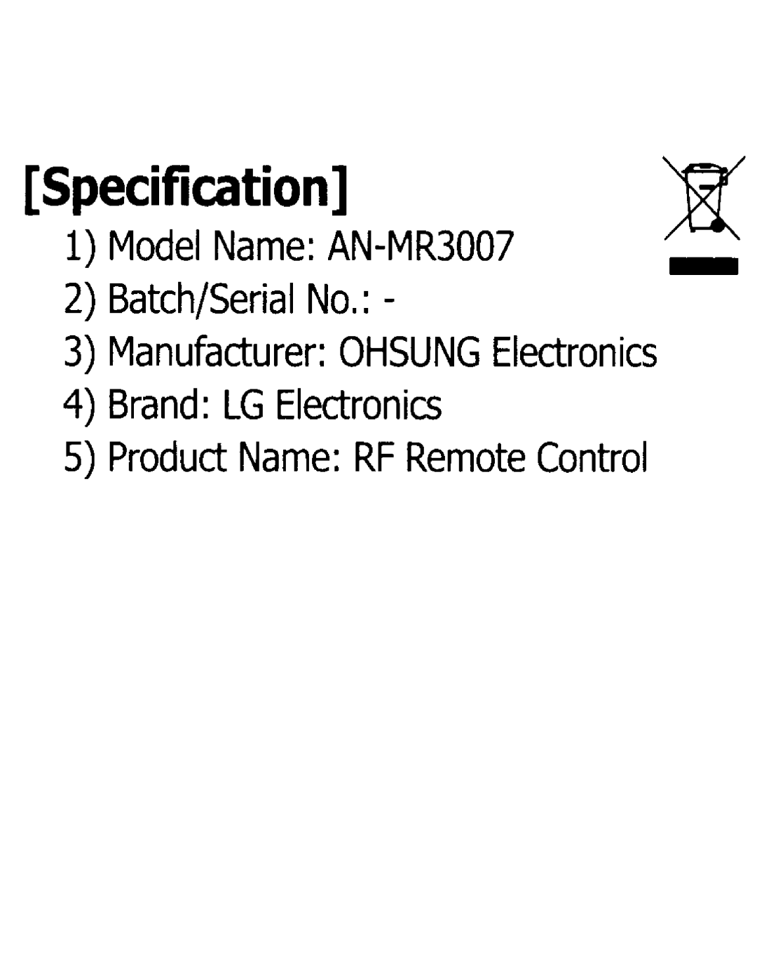 Toshiba 84LM9600 manual Specification 