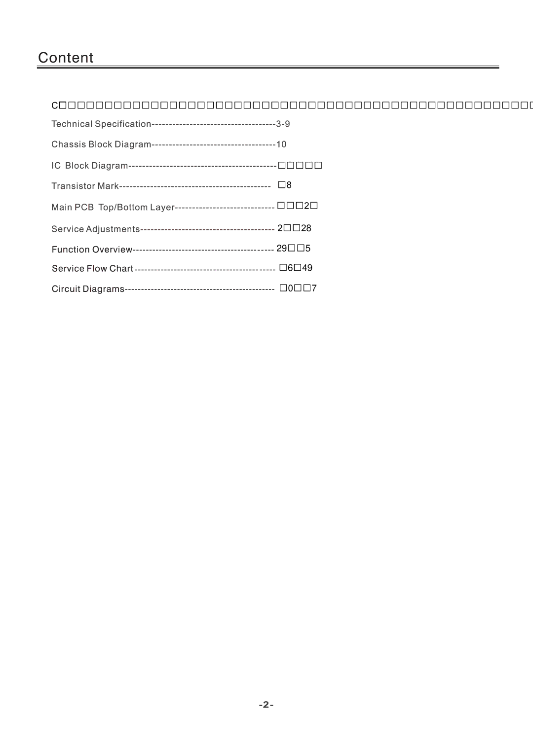 Toshiba 8M26C service manual 11-17 19-20 21-28 29-45 50-57 