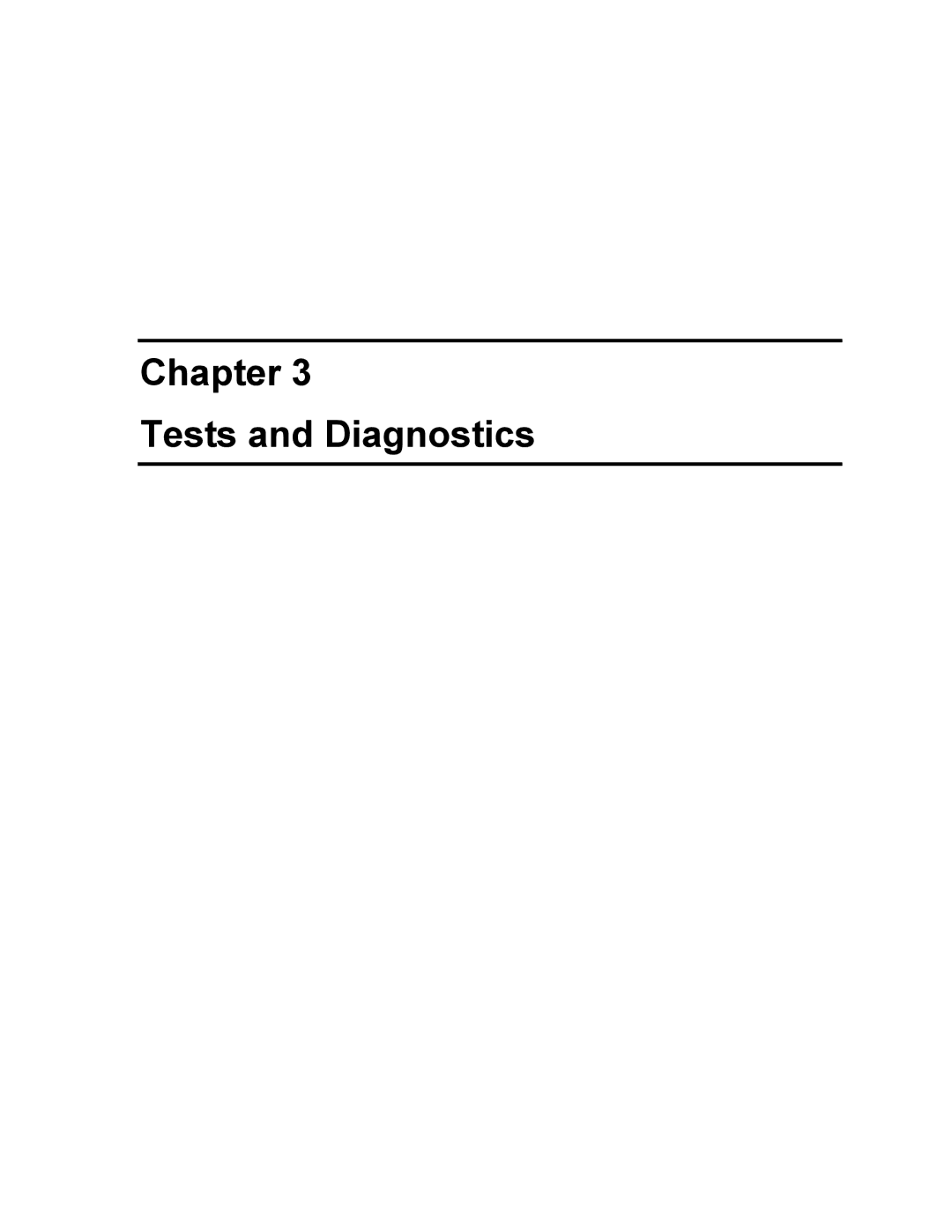 Toshiba 960-498 manual Chapter Tests and Diagnostics 