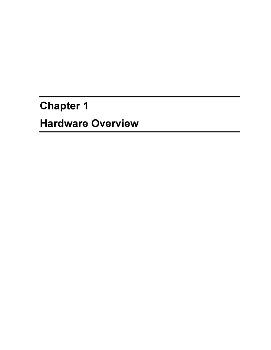 Toshiba 960-498 manual Hardware Overview 